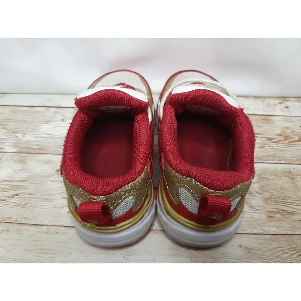 PUMA RsFast Glitz Ac Toddler Boys White Sneakers 384749-01 Size 7C
